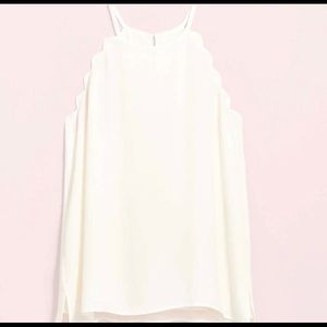 Loft Scalloped edge tank - Large